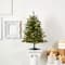 3ft. Pre-Lit Grand Teton Fir Artificial Christmas Tree, Clear LED Lights
